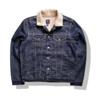 ราคา Gap 4 Pockets Sherpa Denim Jacket M มือสอง รอบอก 44 (48660396843)