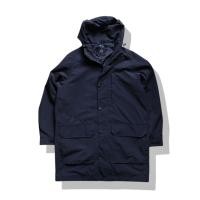 ราคา Uniqlo Black Long Cloth Outerwear Hooded Jacket M มือสอง รอบอก 46 (48606544034)