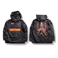 ราคา Naruto Shippuden Uzumaki Ramen Anime Windbreaker Hooded Jacket รอบอก 47 (48404783234)