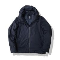 ราคา Uniqlo Black Seamless Down Parka Hooded Jacket XL มือสอง รอบอก 50 (47357918761)