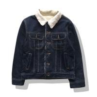 ราคา Gu 4 Pockets Sherpa Denim Jacket M05 มือสอง รอบอก 42 (46957999045)