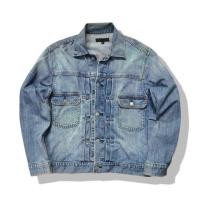 ราคา Uniqlo Type II Light Blue Denim Jacket S มือสอง รอบอก 42 (46707802696)