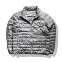 ราคา Uniqlo Grey Lightweight Puffer Down Jacket รอบอก 45 (42903306037)