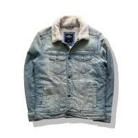 ราคา Hollister Epic Flex Denim Sherpa Lined Jacket รอบอก 42 (27893655257)
