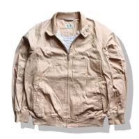 ราคา Crocodile Tan Brown Harrington Bomber Jacket มือสอง รอบอก 48 (26139576969)
