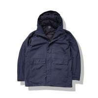 ราคา Uniqlo Dark Navy Hybrid Down Outerwear Hooded Jacket รอบอก 48 (42703392659)