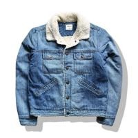 ราคา Gap 4 Pockets Sherpa Denim Trucker Jacket มือสอง รอบอก 41 (19825609493)