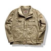 ราคา Levis Khaki Brown Trucker Jacket มือสอง รอบอก 52 (51159766276)