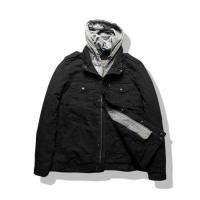 ราคา Lev s Black Sherpa Vtg Military Hooded Jacket M02 มือสอง รอบอก 46 (42480862774)