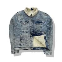 ราคา H M Sherpa Denim Jacket รอบอก 46 (29420431800)
