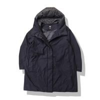 ราคา Uniqlo Women Dark Navy Down Long Cloth Hooded Jacket L มือสอง รอบอก 44 (27431944049)