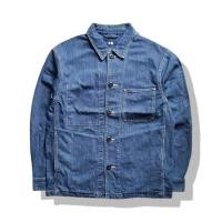 ราคา Uniqlo Striped Denim Workwear Jacket รอบอก 50 (23082162707)