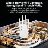 ราคา Maygp High Gain WiFi เครื่องขยายสัญญาณแบบมีสาย Repeater Range Extender สําหรับห้องนอน Enhanced ความเร็วอินเทอร์เน็ต Strong สัญญาณครอบคลุม gp (41331727841)