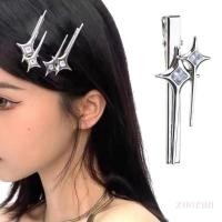 ราคา Zuo กิ๊บติดผมโลหะ สีเงิน เครื่องประดับผม ปิ่นปักผม (23341348236)