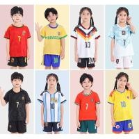 ราคา เด็กอายุ 3 12 ปีเสื้อฟุตบอลเสื้อกีฬากลางแจ้ง (46462132152)