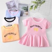 ราคา ชุดเดรส แขนสั้น ผ้าฝ้าย แฟชั่นฤดูร้อน สําหรับเด็ก (2778769319)