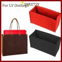 ราคา in stockSWEETYX กระเป๋า Liner กระเป๋าเก็บกระเป๋าถือใส่กระเป๋า Felt Portable Organiser สําหรับ LV Onthego (57462401899)