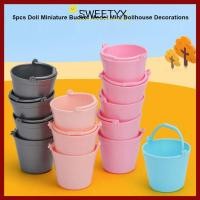 ราคา in stockSWEETYX 5 ชิ้นเครื่องประดับตกแต่งตุ๊กตา 4 7 6 ซม 6 สีตุ๊กตา Miniature Bucket รุ่น มินิพลาสติกห้องครัว Play House ของเล่น (50662411879)
