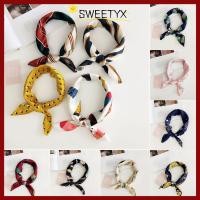 ราคา จัดส่งจากประเทศไทยSWEETYX Silk Feel Satin Summer Elegant Women Head Neck (51110611776)