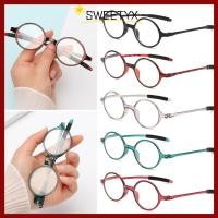 ราคา in stockSWEETYX แว่นตาอ่านหนังสือแฟชั่น PC Round Frame Far Sight Glasses (48112421786)