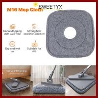 ราคา in stockSWEETYX 1 ชิ้น Self Wash Spin Mop Dust Washable ทําความสะอาด Mop ผ้าเปลี่ยน ครัวเรือน 360 หมุน Mopping ผ้าสําหรับ M16 Mop (45262427139)