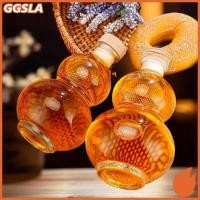 ราคา GGSLA โปร่งใสมะระรูปร่างขวดแก้วบอโรซิลิเกตสูงแก้วทนความร้อนขวดเปล่าพร้อมฝาปิดขวดชานมขวดชงเย็นใหม่ (48360791224)