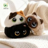 ราคา DOFGH ของเล่นตุ๊กตาแมว การ์ตูนปุยนุ่มตุ๊กตาแมวสยาม น่ารักน่ารักรอบ 15 ซม ตุ๊กตาสัตว์แมว Xmas ของขวัญ (57113100081)