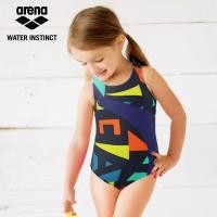 ราคา Arena Girls ชุดว่ายน้ําสามเหลี่ยมชิ้นเดียวสําหรับเด็กใหญ่การฝึกอบรมมืออาชีพ 6411WJ (56411978212)