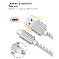 ราคา สายชาร์จ 2 4A 1เมตร ชาร์จเร็ว สายชาร์จ Fast Charging Cable 480M Data Cable สำหรับไอ苹果 Micro USB Type C OPPO Huawei (54150812767)