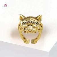 ราคา HETR แฟชั่นสร้างสรรค์ส่วนบุคคล 3D สัตว์เสือดาวหัวแหวนสําหรับเครื่องประดับ Unisex ของขวัญ (55712259072)