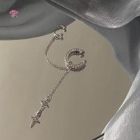 ราคา HWETR Shiny Crystal Star sel Ear Clip ต่างหูสําหรับผู้หญิง Rhinestone Non Piercing Cuff ต่างหูคลิปหูเครื่องประดับกระดูกอ่อน (50909166235)
