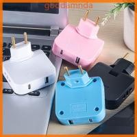 ราคา Rotatable Plug Power Strips Socket Adapter with 2 USB Port for Efficient Charging (54262099278)
