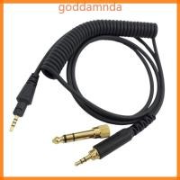 ราคา GODD สายเพลงสําหรับ HDJ CUE1 X7 X7 ชุดหูฟังสายไฟชุบทองสายหูฟัง (53362090869)