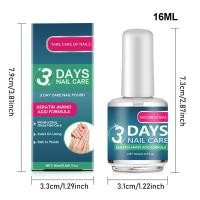 ราคา 3 Days Nail Care Polish Keratin Amino Acid Nail Oil Moisturizing Clear Nail Care Gloss 16ML (50611469827)