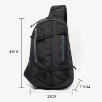 ราคา Patagonia men s and women s outdoor sports chest bag crossbody bag (46255925250)