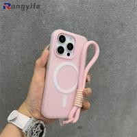ราคา 2 in 1 แม่เหล็กปกหลังสําหรับ OPPO A56 A55 A55S A54 A54S A53 A53S A52 A35 5G 4G ปลอกสีลูกกวาดไร้สายชาร์จเคสโทรศัพท์พร้อมเชือกเส้นเล็ก (50712106423)