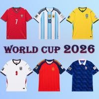 ราคา เสื้อทีมชาติอาร์เจนตินา โปรตุเกส ฝรั่งเศส อังกฤษ สเปน บราซิล สำหรับฟุตบอลโลก 2026 เนื้อผ้าสวมใส่สบายและระบายอากาศได้ดี (52312857078)
