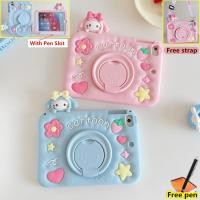 ราคา เคสสําหรับ หัวเว่ย เมทแพด ที10 ที10ส 2020 9 7 นิ้ว 10 1 นิ้วหมุนได้ 360 องศาพร้อมช่องเสียบปากกาปลอกยืนนุ่มเด็กกันกระแทกฝา (45512228014)