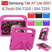 ราคา เคสสําหรับ Samsung Galaxy Tab A7 Lite 2021 8 7นิ้ว Sm T220 T225 เคสกันกระแทกพร้อมขาตั้ง (11342324450)