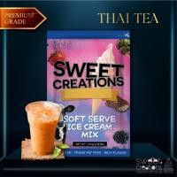 ราคา ผงทำไอศครีมซอฟท์เสิร์ฟ ผงไอติม ผงไอติมผัด Sweet Creations Premium รสชาไทย สูตรเข้มข้น (6878627361)