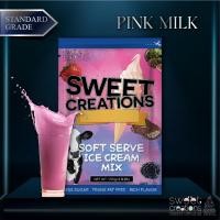 ราคา ผงทำไอศครีมซอฟท์เสิร์ฟ ผงไอติม ผงไอติมผัด Sweet Creations Standard รสนมชมพู (22389125674)