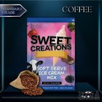 ราคา ผงทำไอศครีมซอฟท์เสิร์ฟ ผงไอติม ผงไอติมผัด Sweet Creations Standard รสกาแฟ (7365926130)