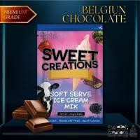 ราคา ผงทำไอศครีมซอฟท์เสิร์ฟ ผงไอติม ผงไอติมผัด Sweet Creations Premium รสเบลเยี่ยมช็อกโกแลต (9012507747)