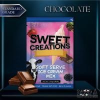 ราคา ผงทำไอศครีมซอฟท์เสิร์ฟ ผงไอติม ผงไอติมผัด Sweet Creations Standard รสช็อกโกแลต (8600518897)