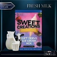 ราคา ผงทำไอศครีมซอฟท์เสิร์ฟ ผงไอติม ผงไอติมผัด Sweet Creations Standard รสนม (4165899115)