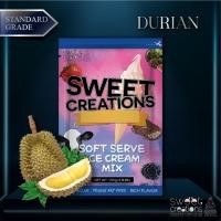 ราคา ผงทำไอศครีมซอฟท์เสิร์ฟ ผงไอติม ผงไอติมผัด Sweet Creations Standard รสทุเรียน (8100523058)