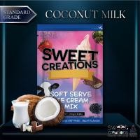 ราคา ผงทำไอศครีมซอฟท์เสิร์ฟ ผงไอติม ผงไอติมผัด Sweet Creations Standard รสกะทิ (6865929291)