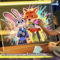 ราคา DIY แผ่นเรืองแสง LED คลิปบอร์ดเรืองแสง กระดานวาดภาพ Doodle สําหรับเด็ก ป้องกันรอยขีดข่วน LED Writing Board (48111116096)
