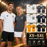 ราคา เสื้อฟุตบอลเรอัลมาดริด เสื้อบอลแขนสั้น ชายหญิง สไตล์เหย้าเยือน หลายแบบ ใส่เชียร์บอล XS 5XL (48113510489)