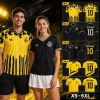 ราคา เสื้อฟุตบอลสไตล์ดอร์ทมุนด์ เสื้อบอลเหย้าเยือนคอวีแขนสั้น ชายหญิง ลายสปอร์ต แห้งเร็ว ใส่เชียร์บอล jersey (47363573093)